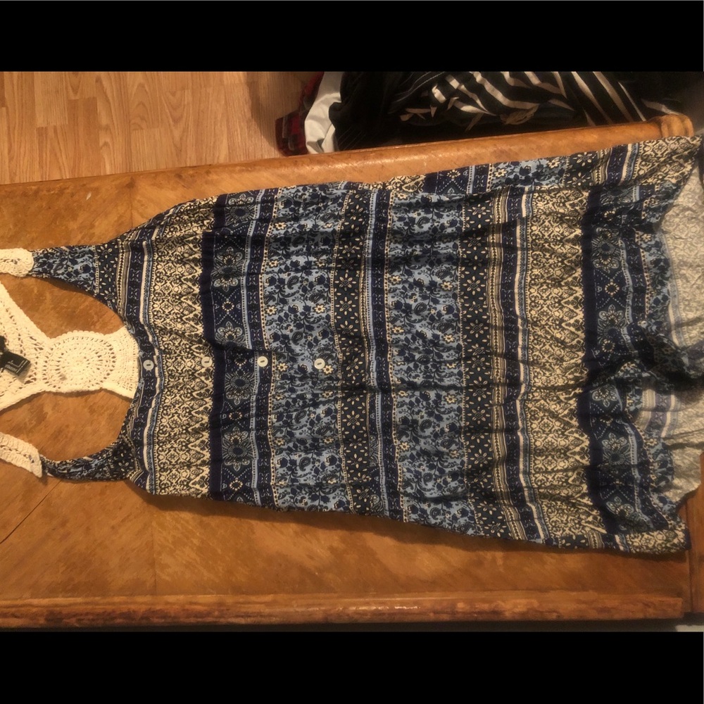 Printed romper